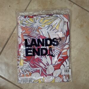 Lands' End Floral Swim Coverup